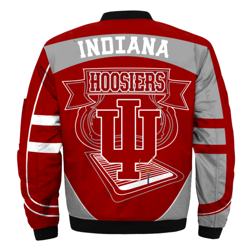 NCAA Indiana Hoosiers Fire Ball Bomber Jacket