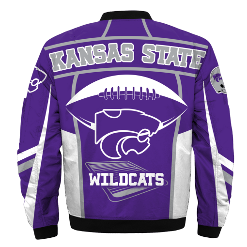 NCAA Kansas State Wildcats Special Design Bomber Jacket