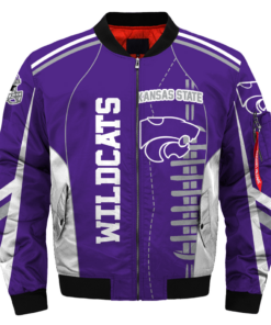 Alternative view of NCAA Kansas State Wildcats Special Design Bomber Jacket